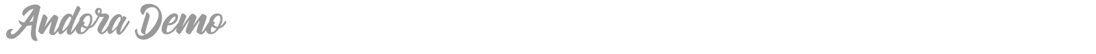Andora font preview
